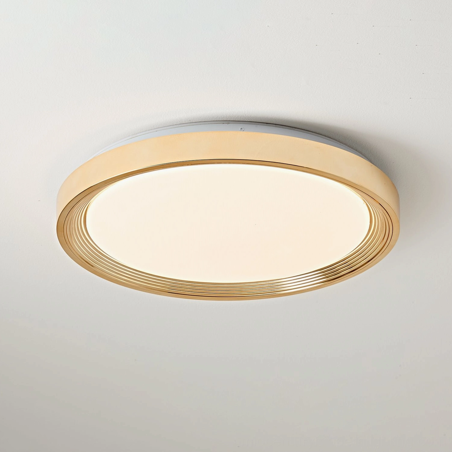 Cerova flush mount ceiling light showing low-profile design and installation profile