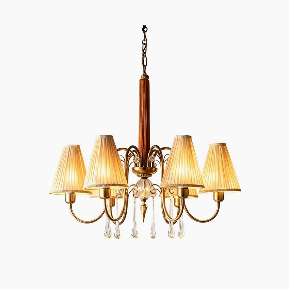 Chateaux Crystal Chandelier complete product view showing all three light count options: 6-light, 8-light, 10-light sizes available