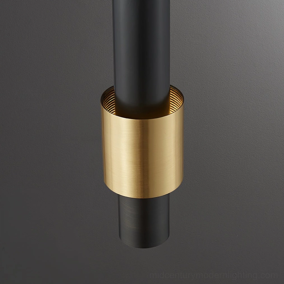 Cicada modern pendant lighting fixture, industrial minimalist metal construction