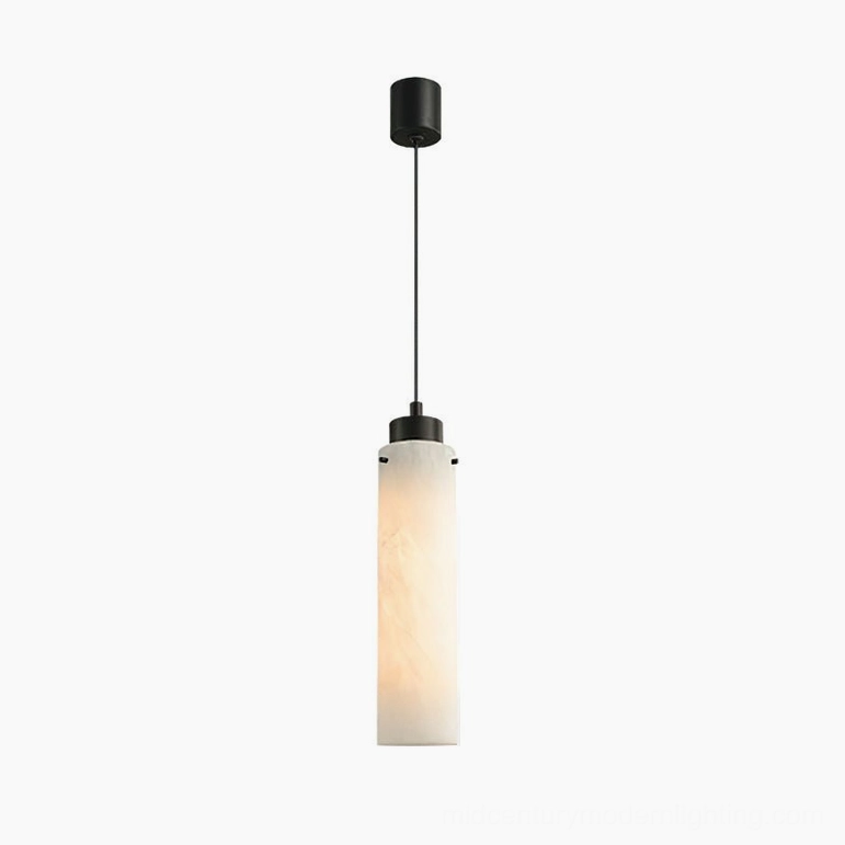 Cirio alabaster pendant lamp medium height alabaster stone modern minimalist pendant