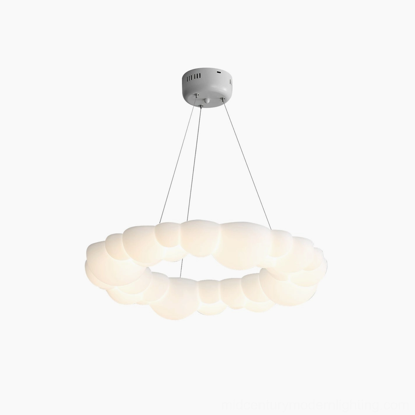 Cloud Bubble pendant light available in small medium and large size options