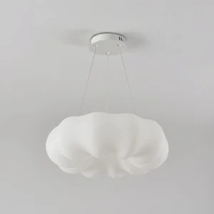 Cloud Kumo ceiling lamp close-up mounting plate suspension wires