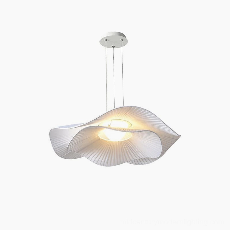 Cloud pendant lamp statement 60cm x 16cm size variant enhanced sculptural presence