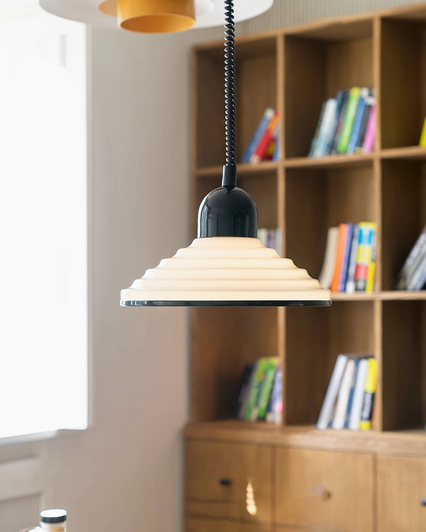 Premium quality ridged pendant lamp showcasing craftsmanship and design excellence