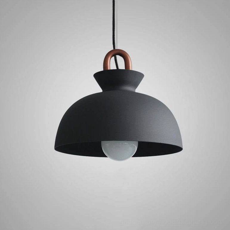Coil modern suspension lamp showcasing mid-century design in contemporary home
