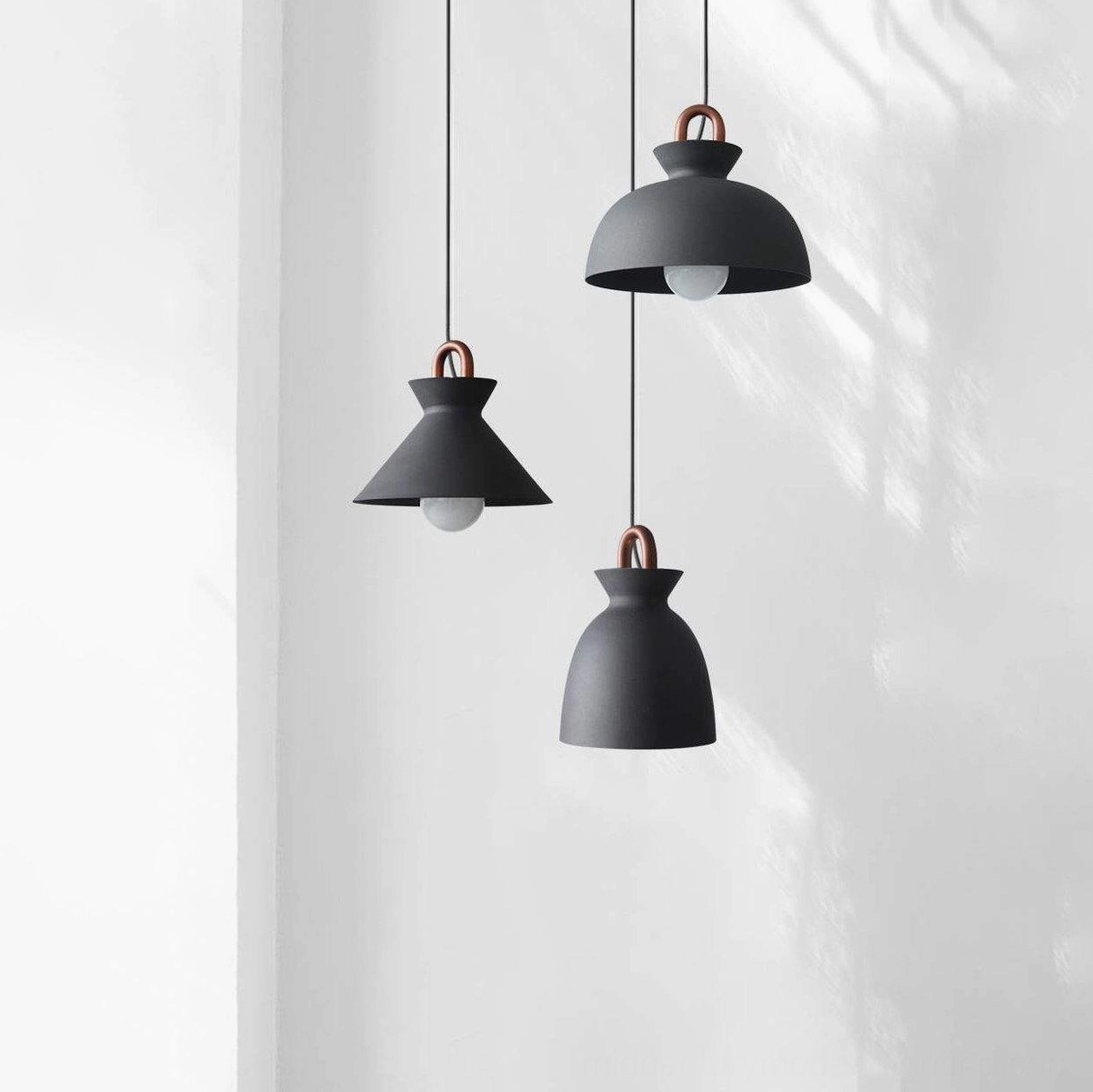 Coil ceiling pendant lamp demonstrating versatile application in home design