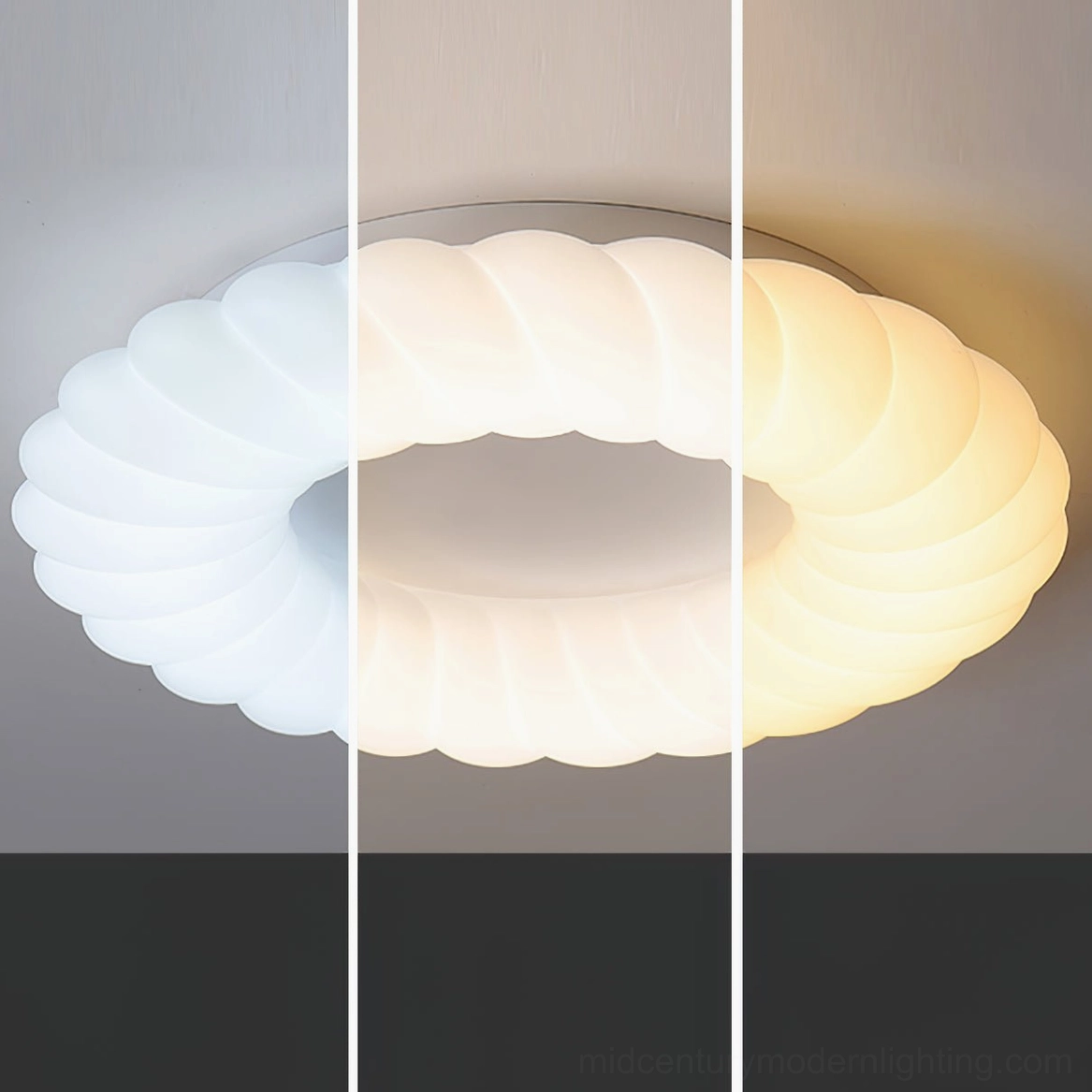 Cumulus ceiling lamp color temperature comparison warm white neutral cool light options