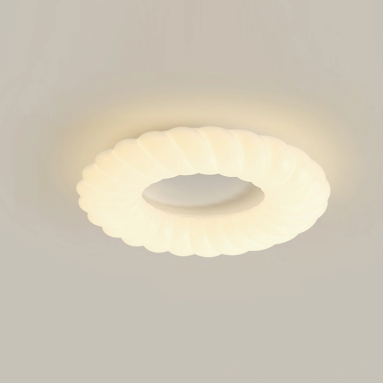 Cumulus medium size ceiling lamp 18 inch diameter modern residential installation