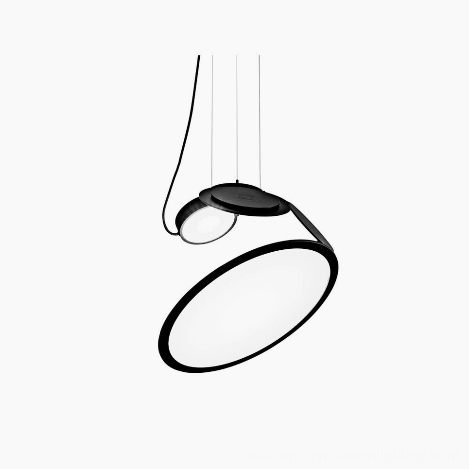 Cut pendant lamp installation angle modern interior design lighting