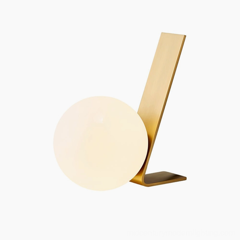 Daphne table lamp alternative angle, contemporary interior design accent piece