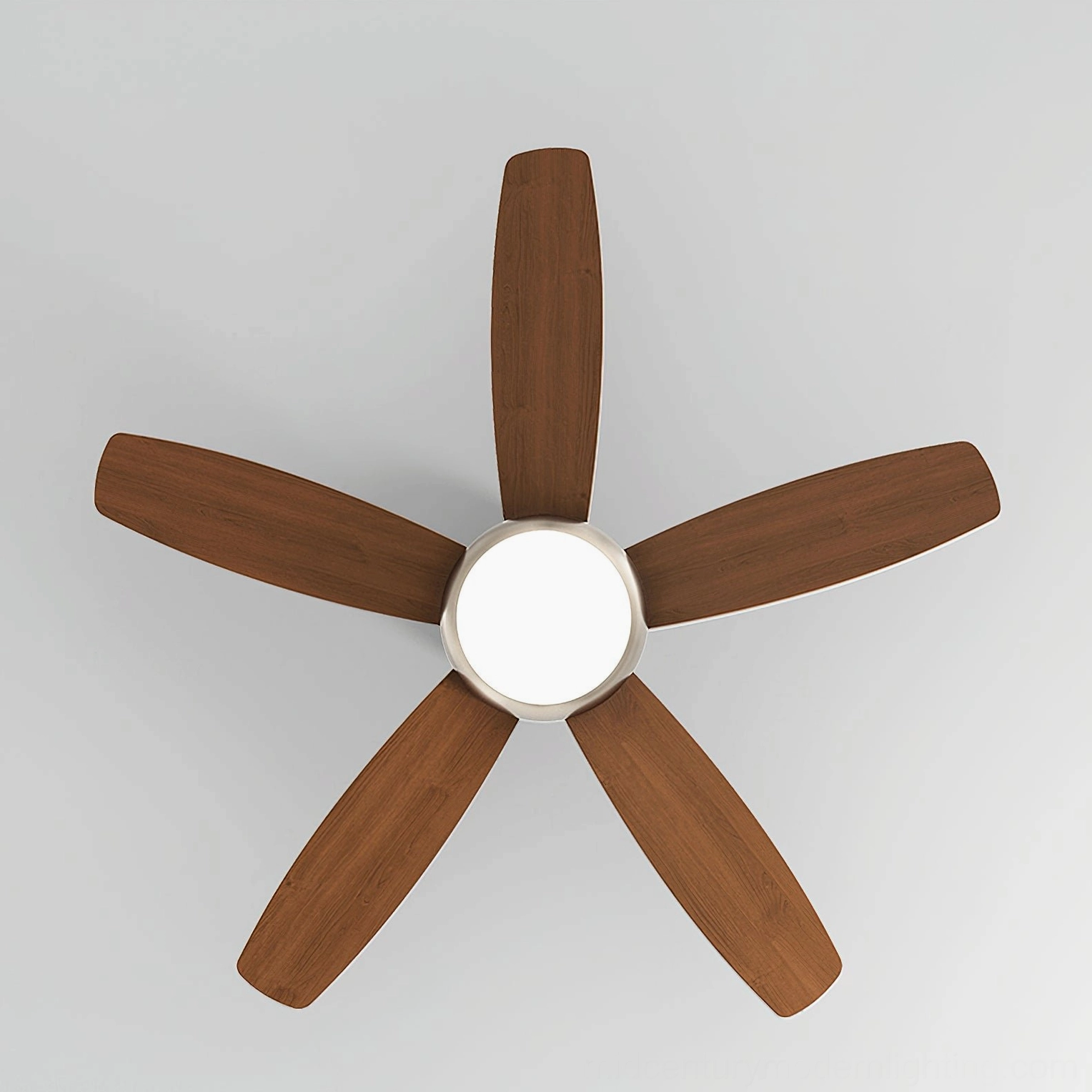Destin transitional ceiling fan light DC motor quiet operation - three-color changing LED technology detail