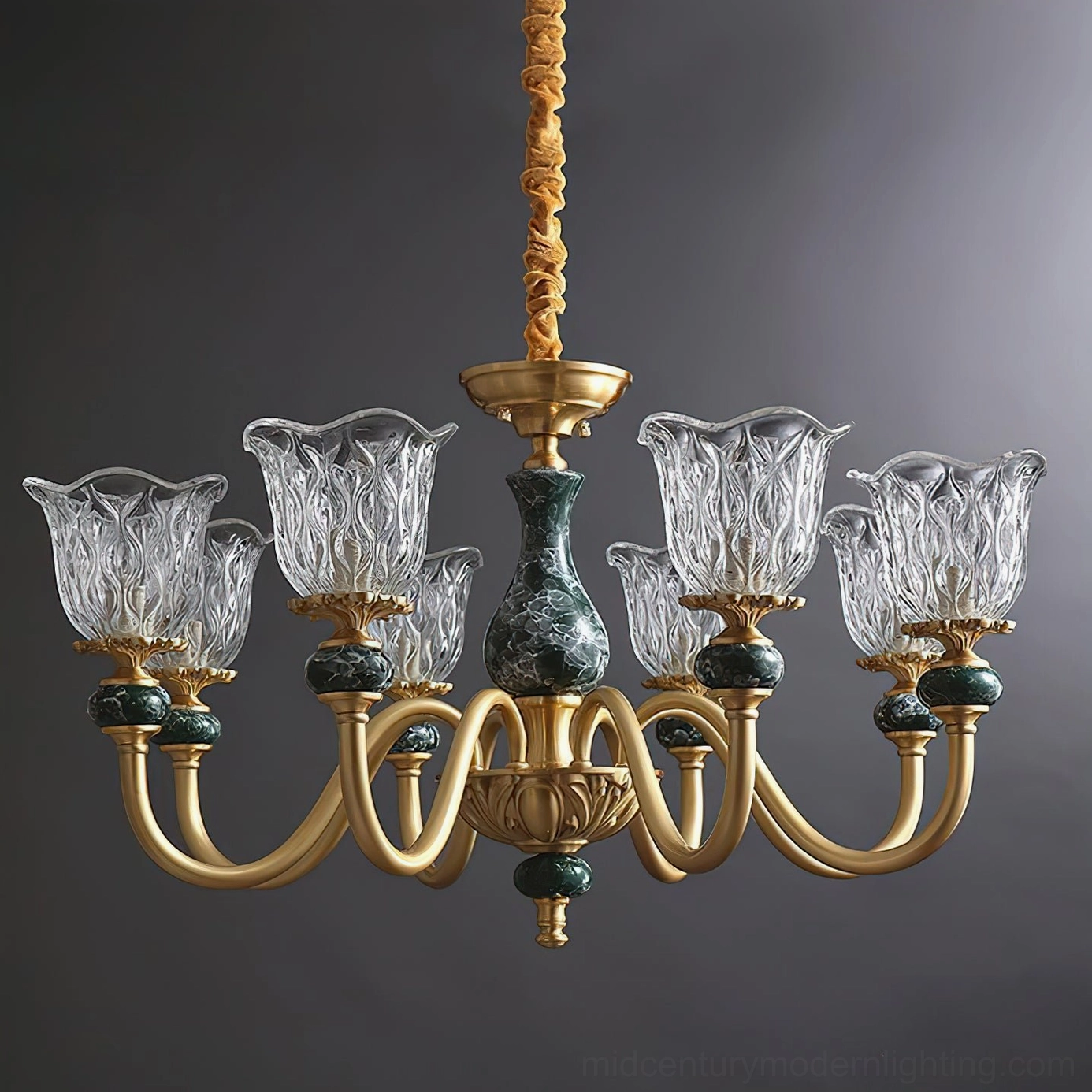 Dieppe chandelier in contemporary home setting elegant ceiling fixture