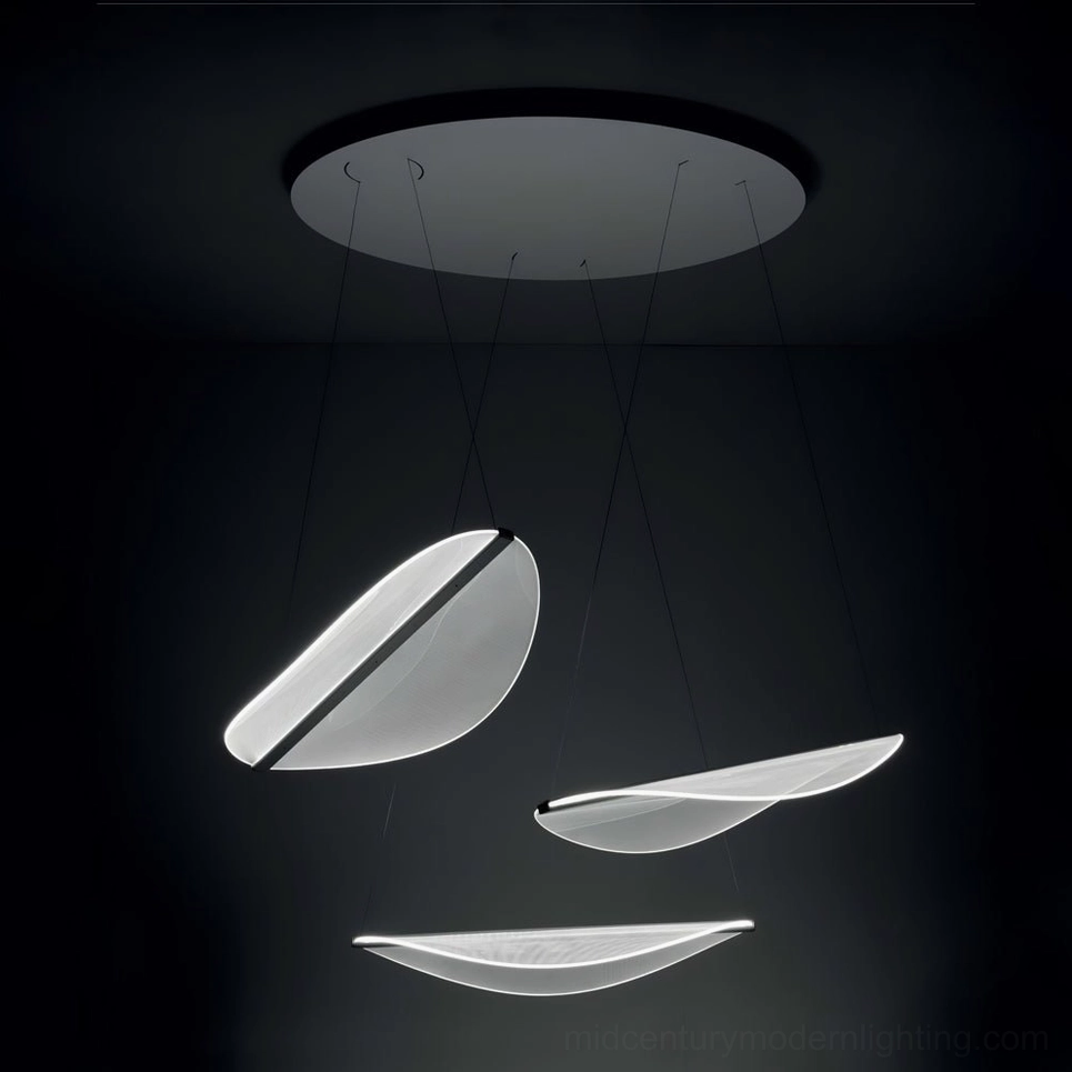 Twisted pendant lamp industrial modern minimalist interior design ceiling fixture