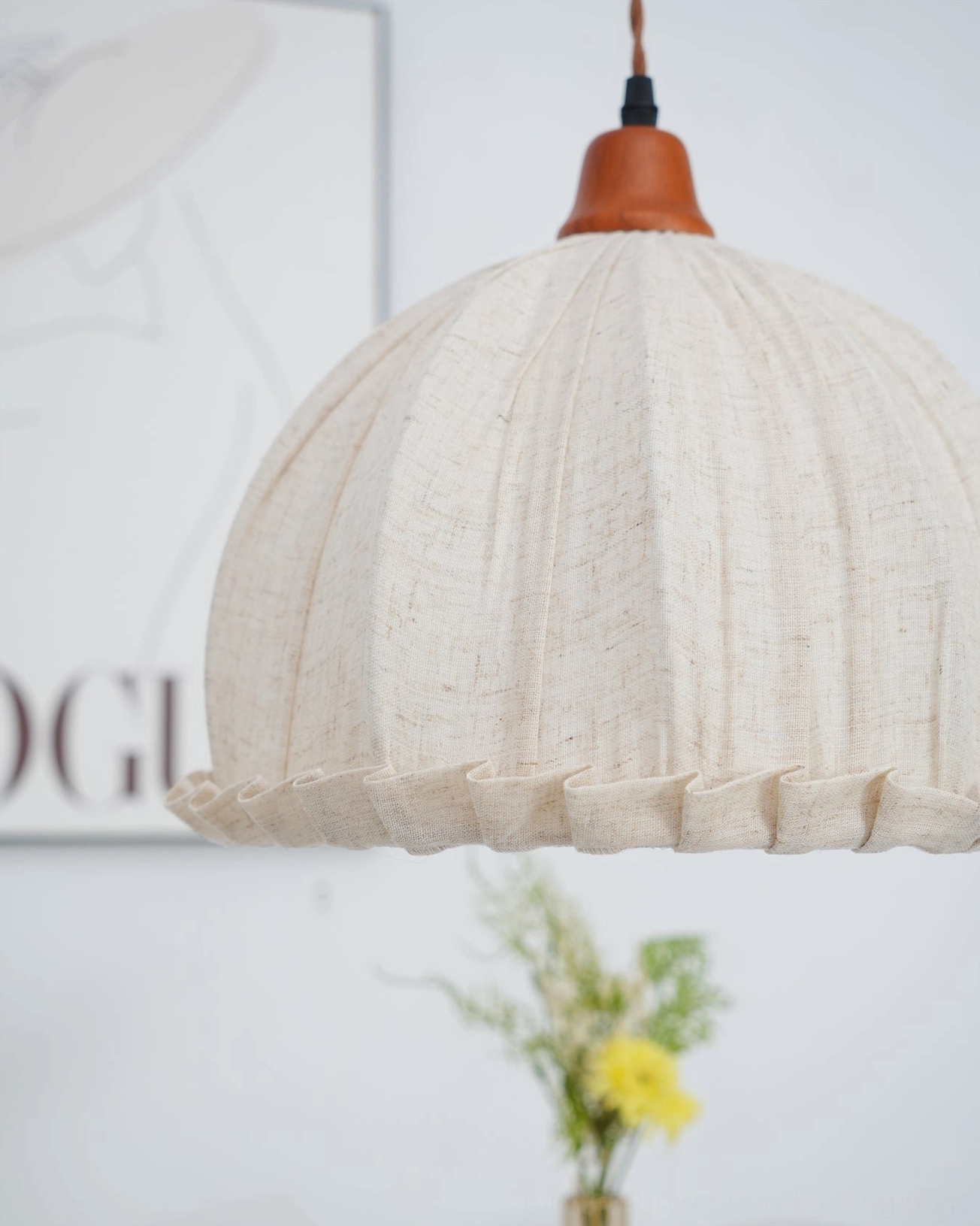Dippa pendant light three-quarter angle studio photography with shadow detail