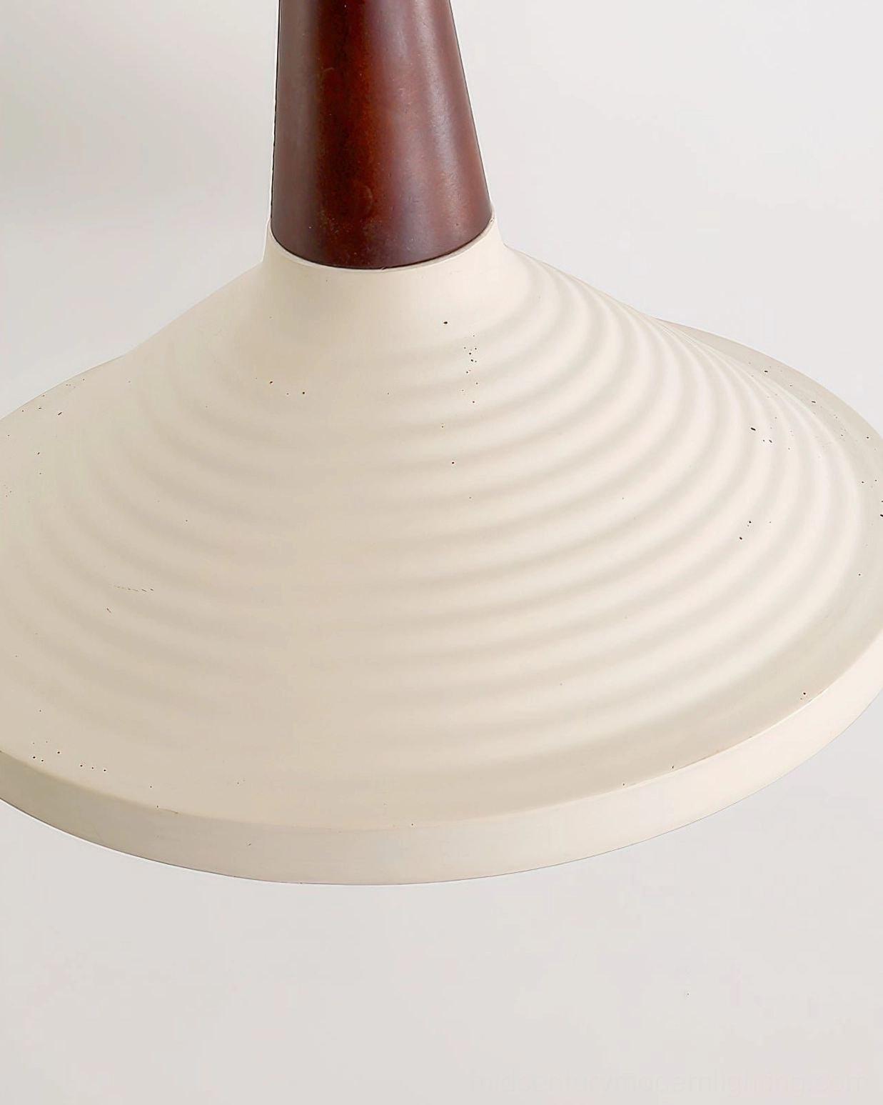 Doherty pendant lamp color variations, beige and grey walnut finish options