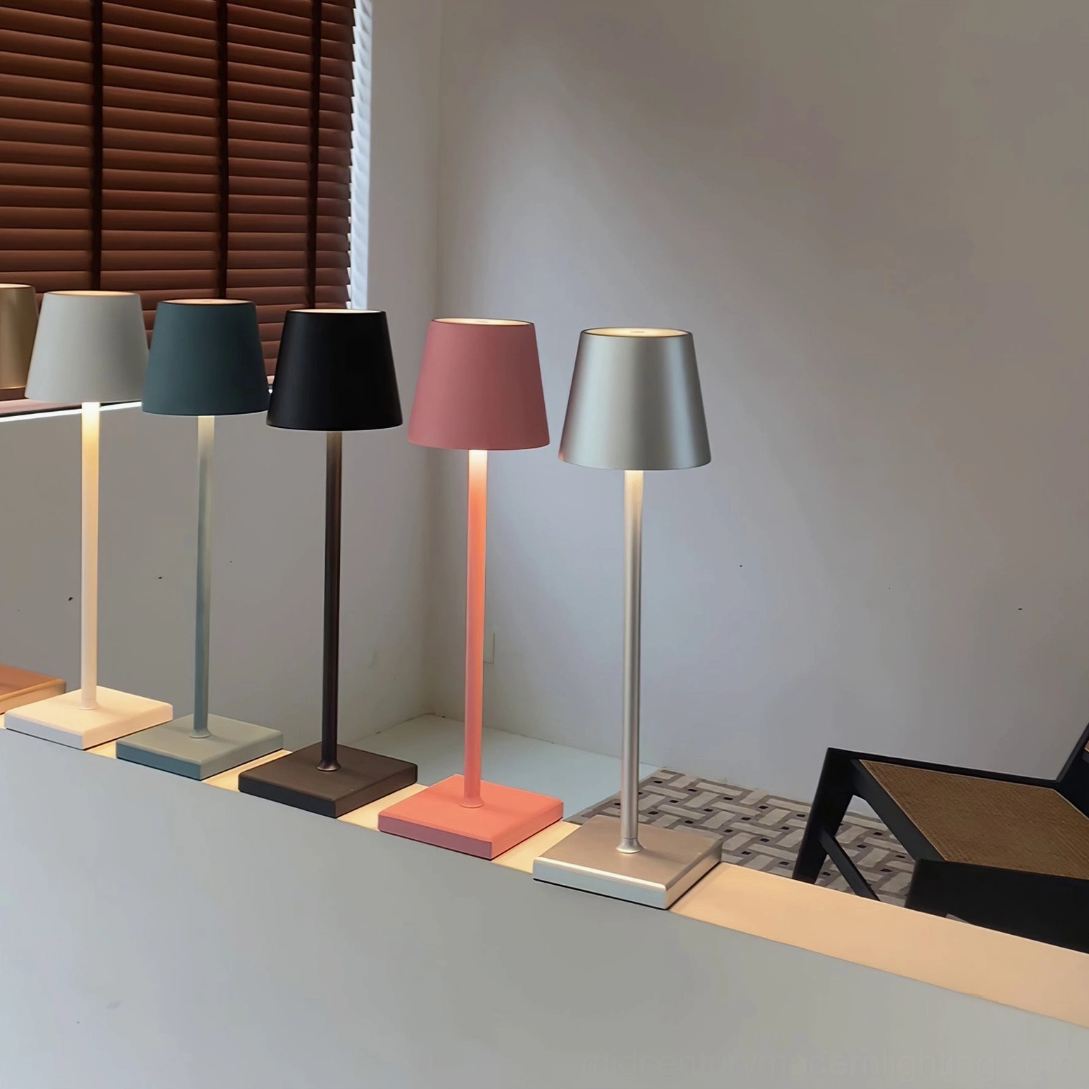Doku cordless lamp indoor and outdoor use capability for patios and gardens
