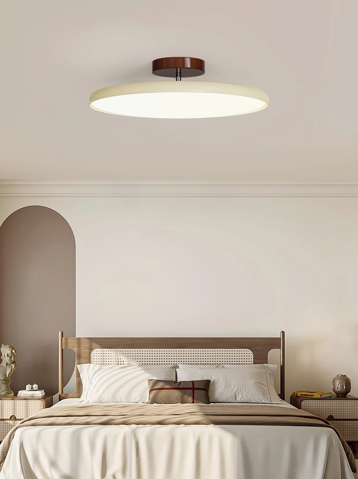 Drift modern adjustable ceiling lamp detail view in contemporary interior space