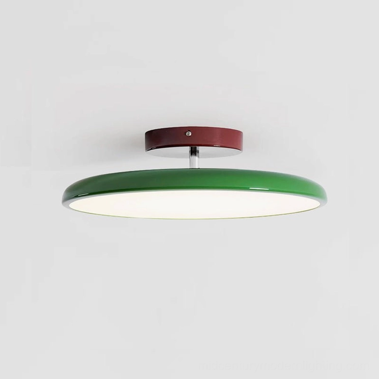 Drift adjustable lamp medium size in green finish studio view
