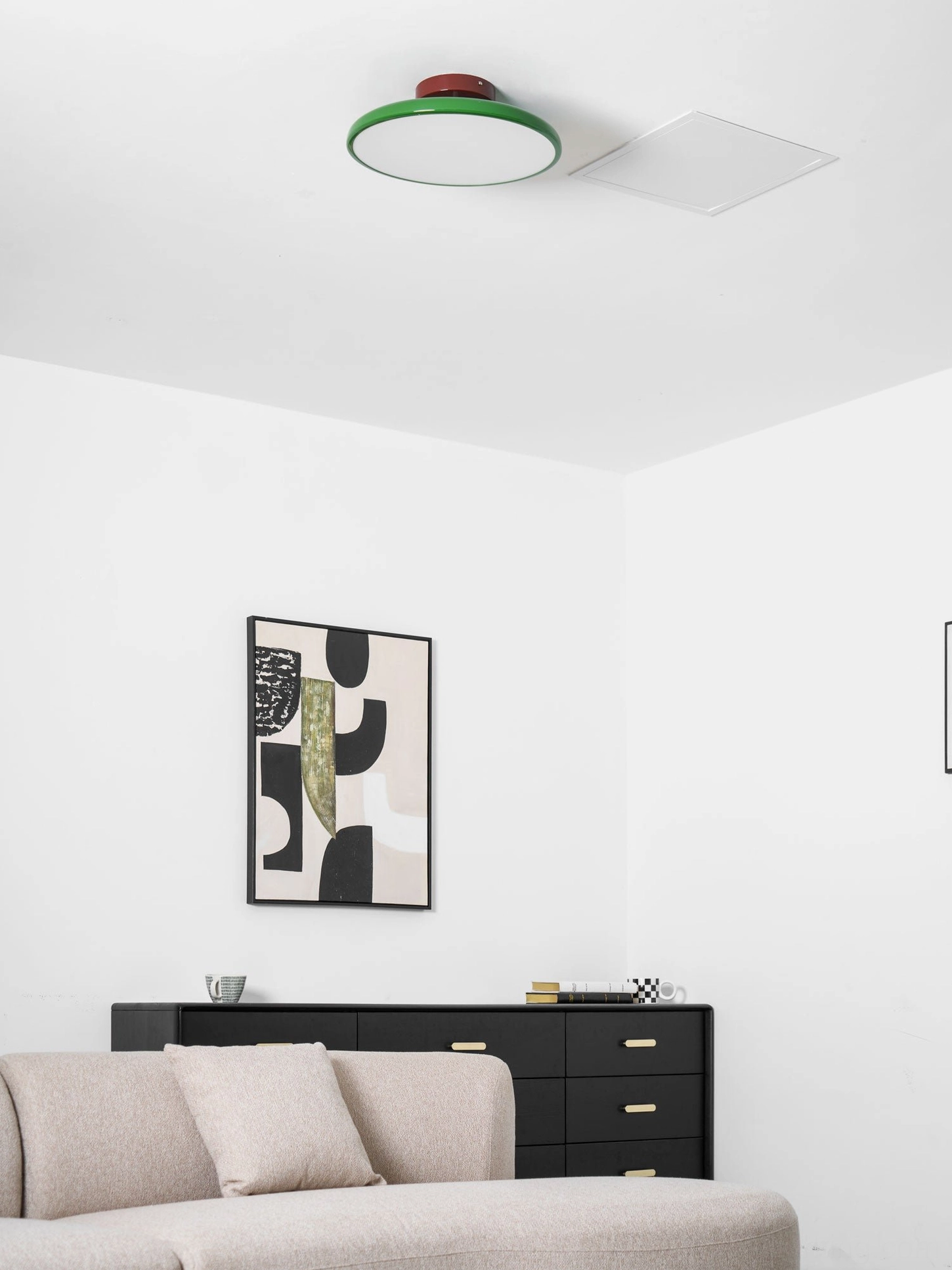 Drift ceiling fixture brown variant contemporary interior lighting