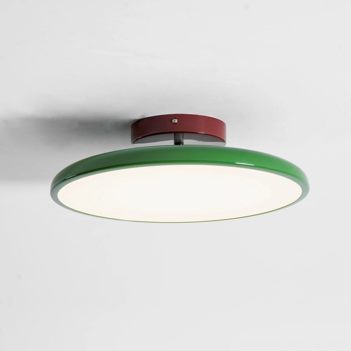 Drift ceiling lamp brown finish flush mount installation detail