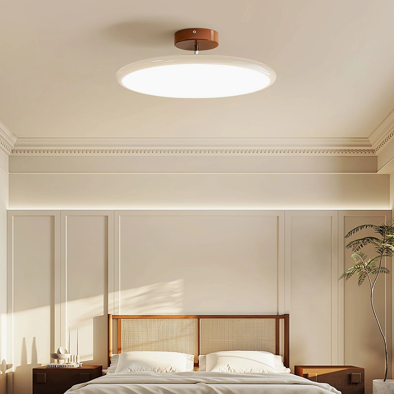 Drift ceiling lamp in contemporary kitchen and dining area installation