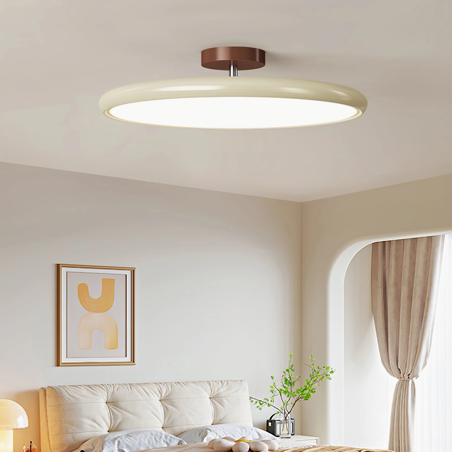 Drift adjustable ceiling light fixture in sage green finish modern home