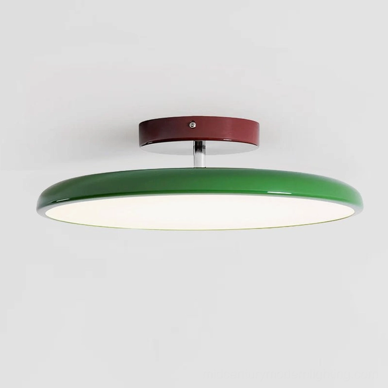 Drift lamp large size in sage green finish contemporary design