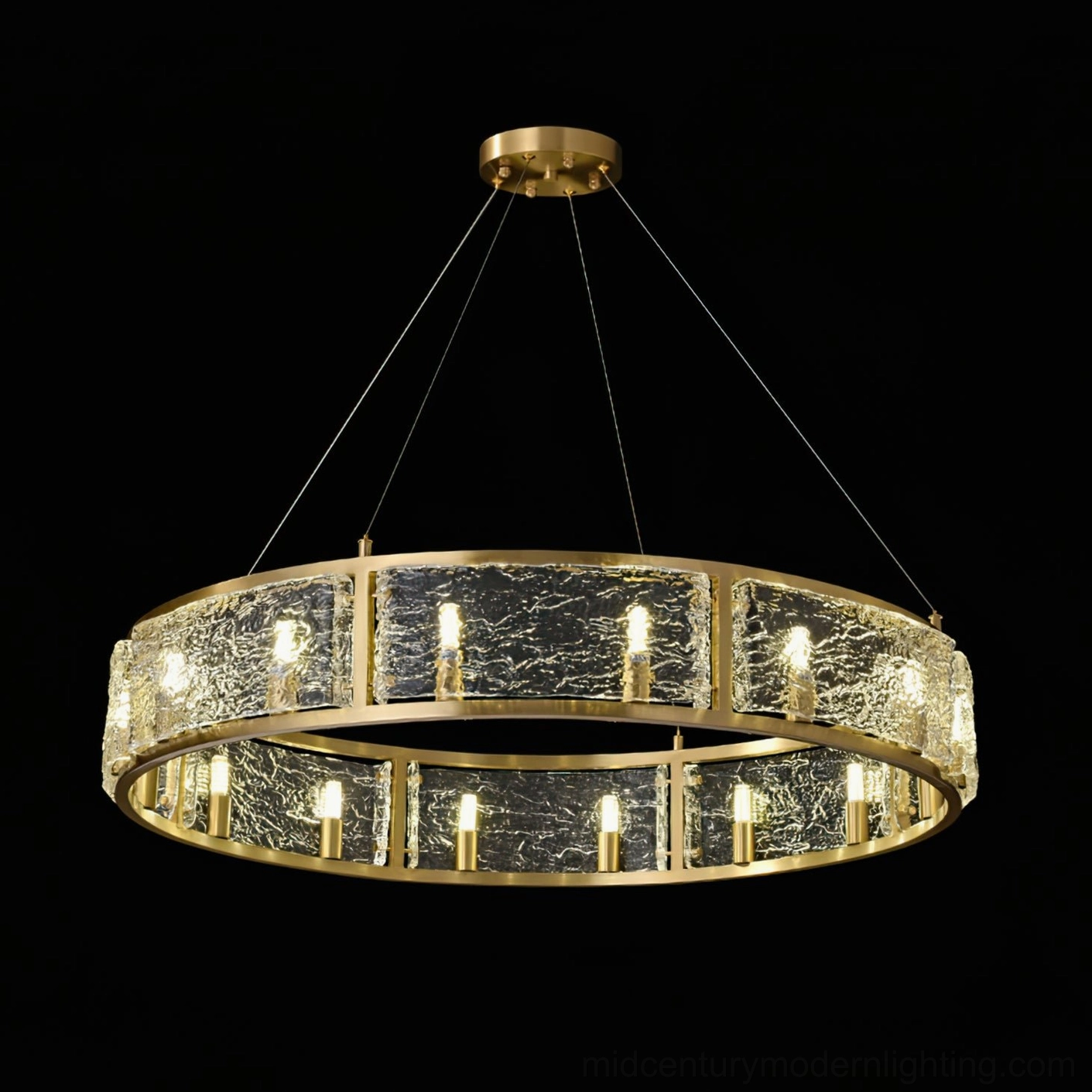 Drum chandelier sculptural brass pendant minimalist ceiling light fixture