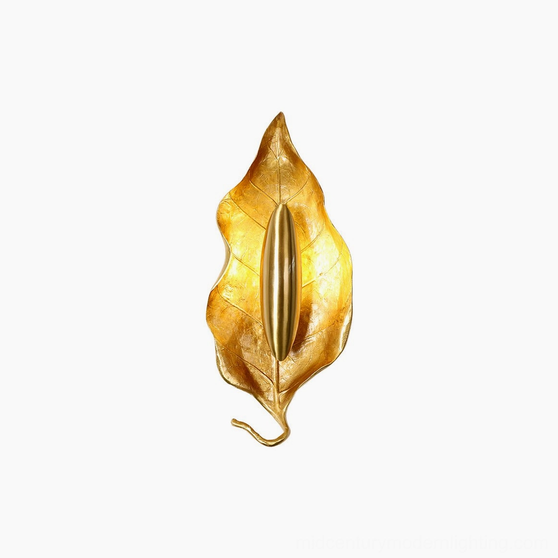 Dumaine leaf wall lamp first impression product photography professional studio quality