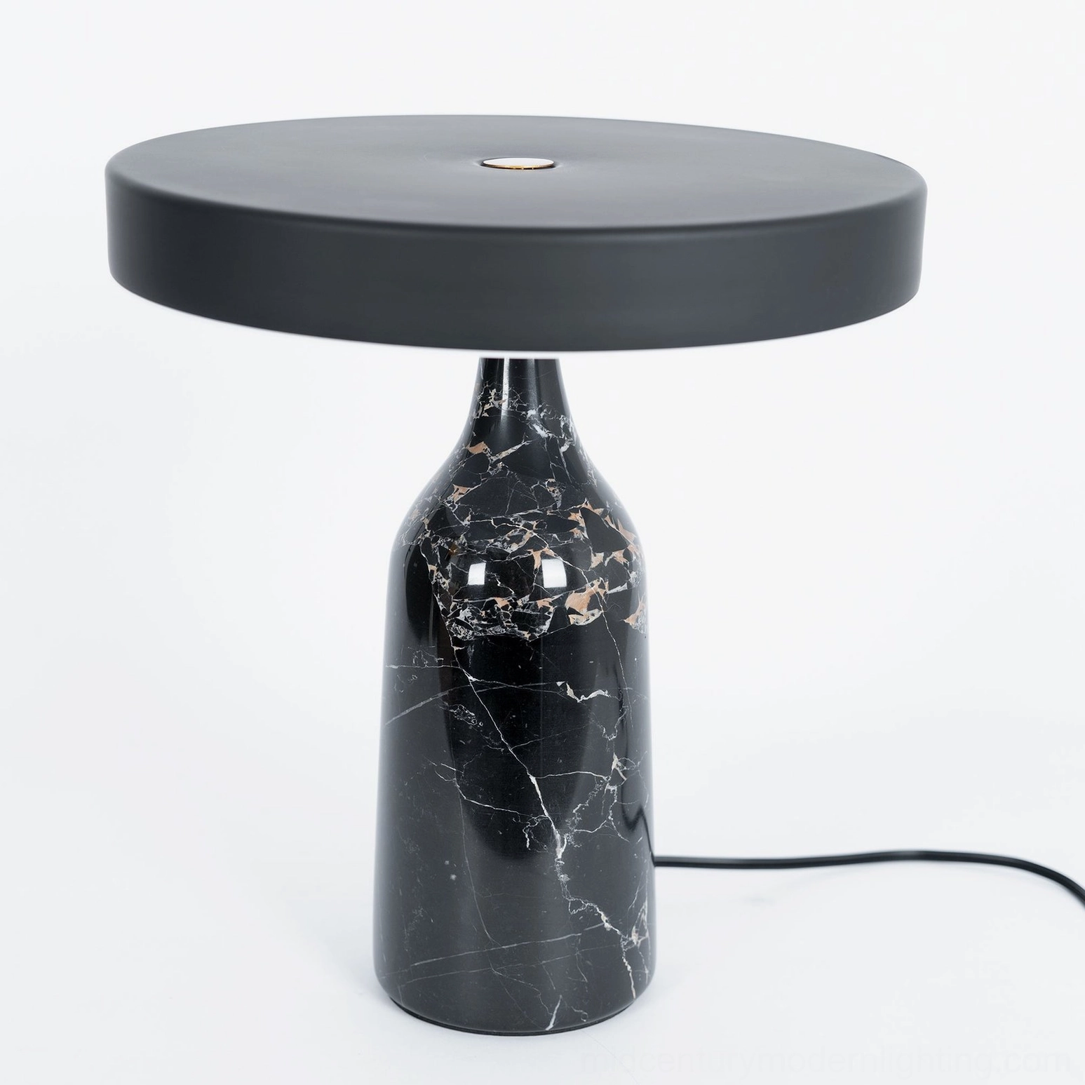Black Eddy marble table lamp luxury minimalist design element
