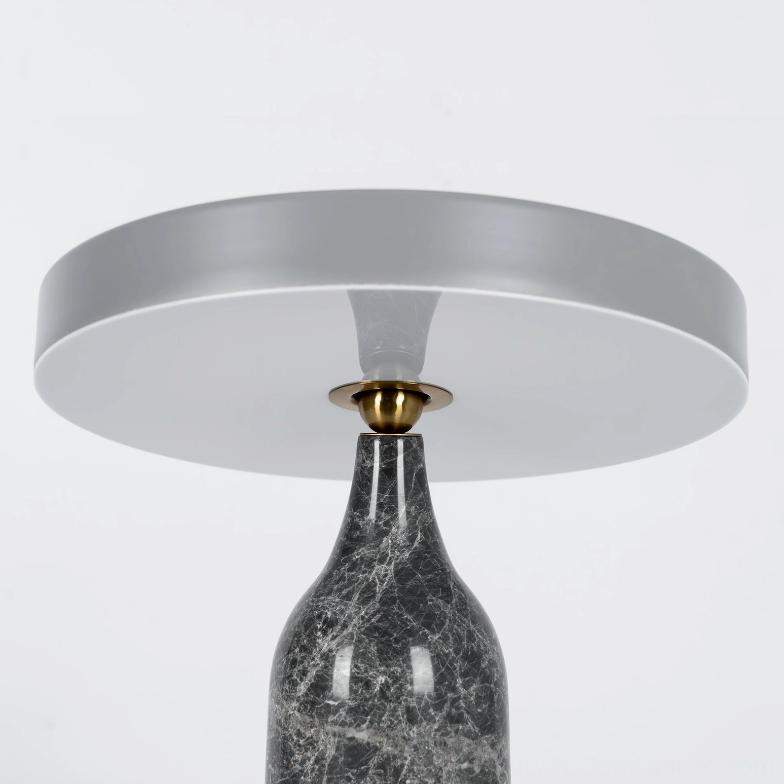 Black Eddy marble table lamp statement design contemporary home