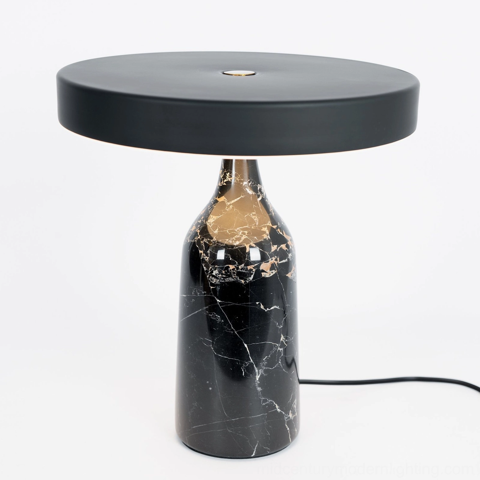 Eddy modern table lamp metal shade aluminum construction quality craftsmanship