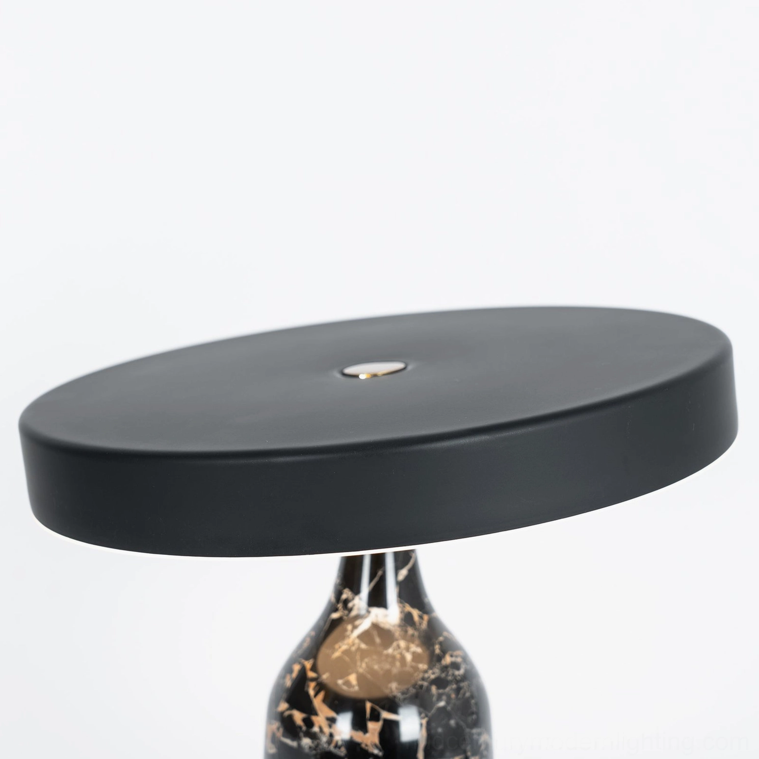 Eddy modern table lamp paired with contemporary home accessories and styling