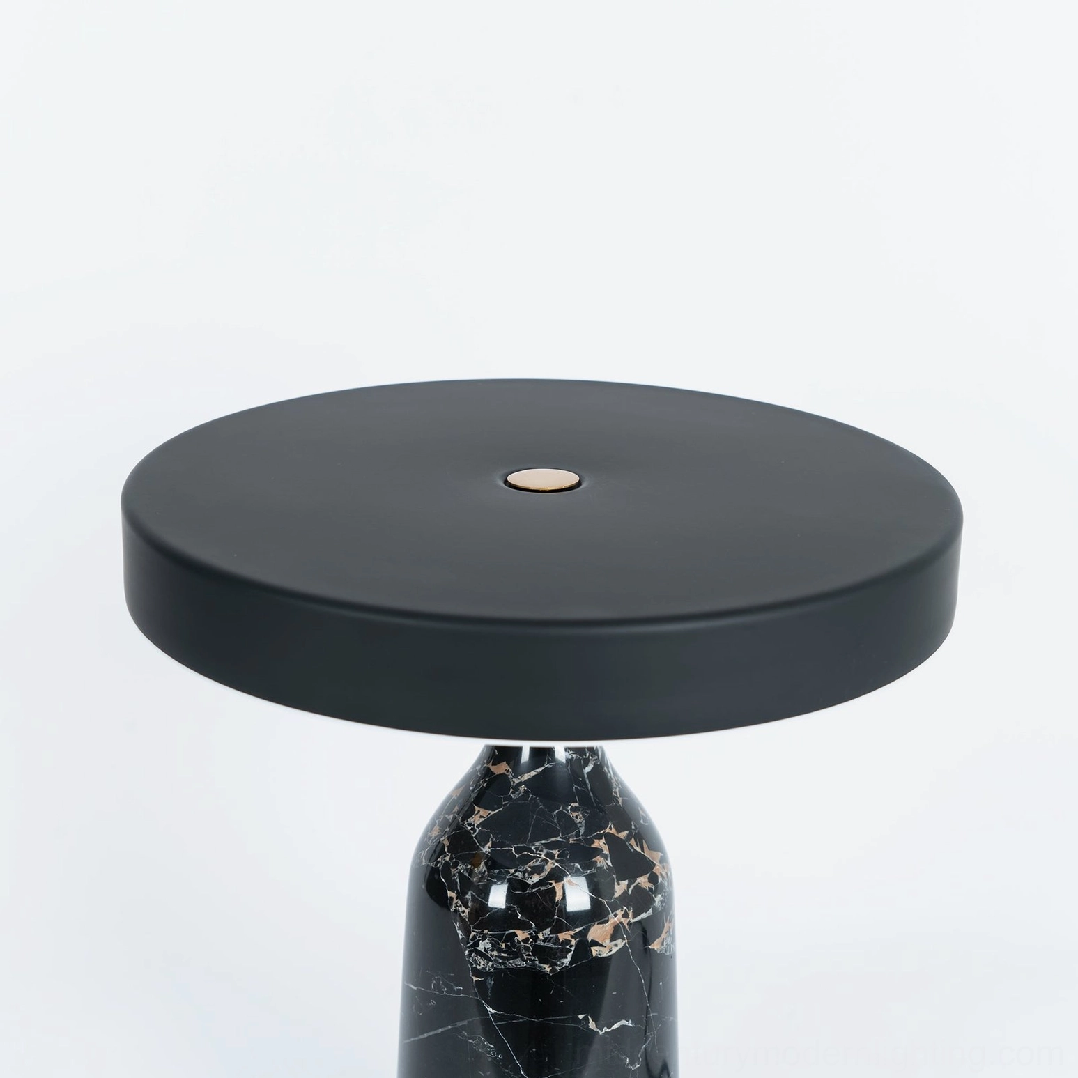 Eddy modern table lamp industrial minimalist aesthetic metal and marble
