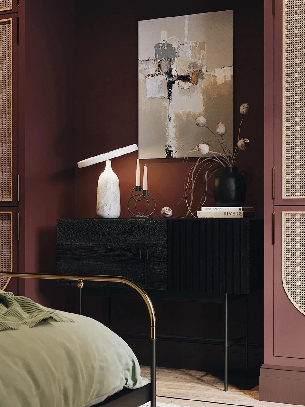Eddy table lamp integrated push button switch control LED on off