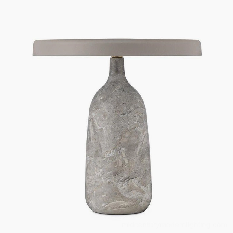Eddy rotating marble table lamp interior design coordination