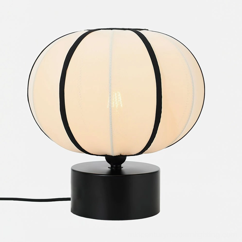 Ellos modern table lamp in home interior living space ambient lighting setting