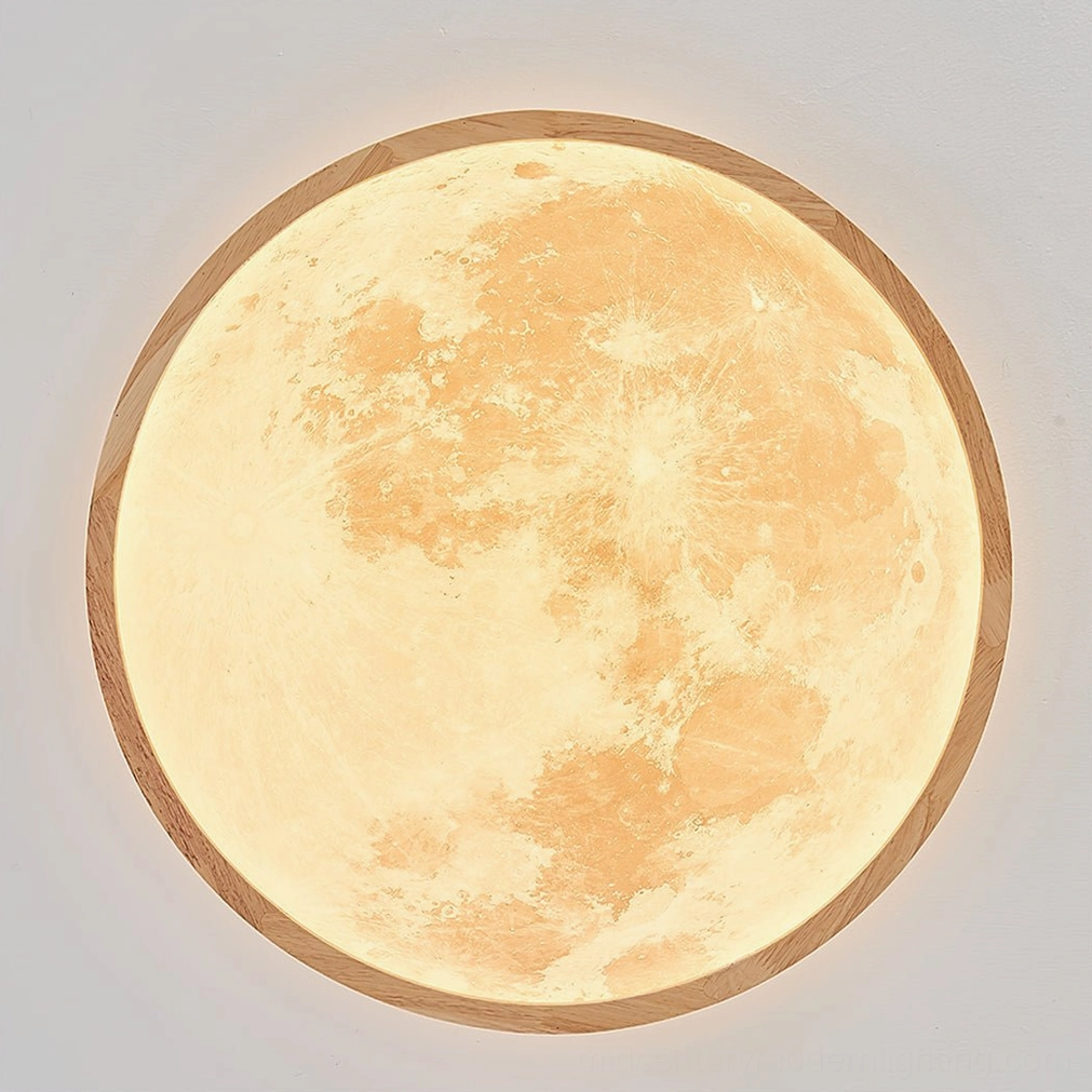 Close-up detail of Emiva ceiling light acrylic diffuser showing even light distribution and fine craftsmanship