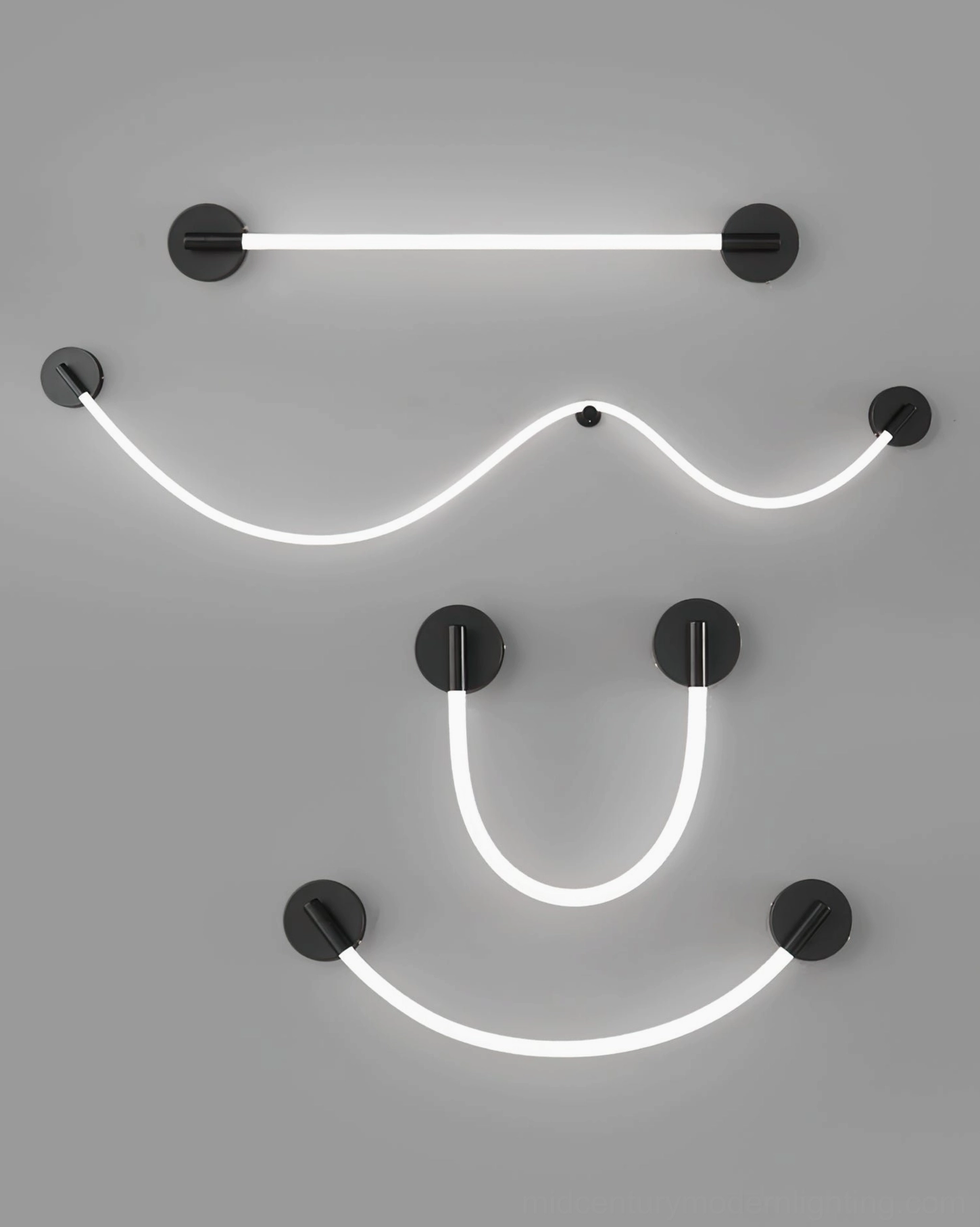 Flecto Tube wall lamp installation in commercial hospitality space demonstrating professional design application