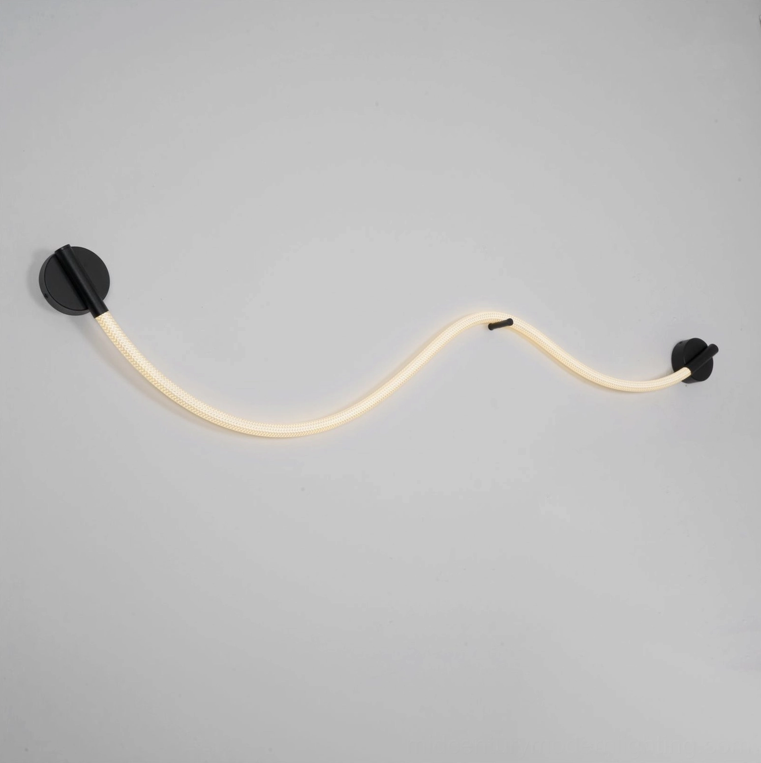 Flecto Tube wall lamp detailed component view demonstrating optical-grade silicone and integrated LED design