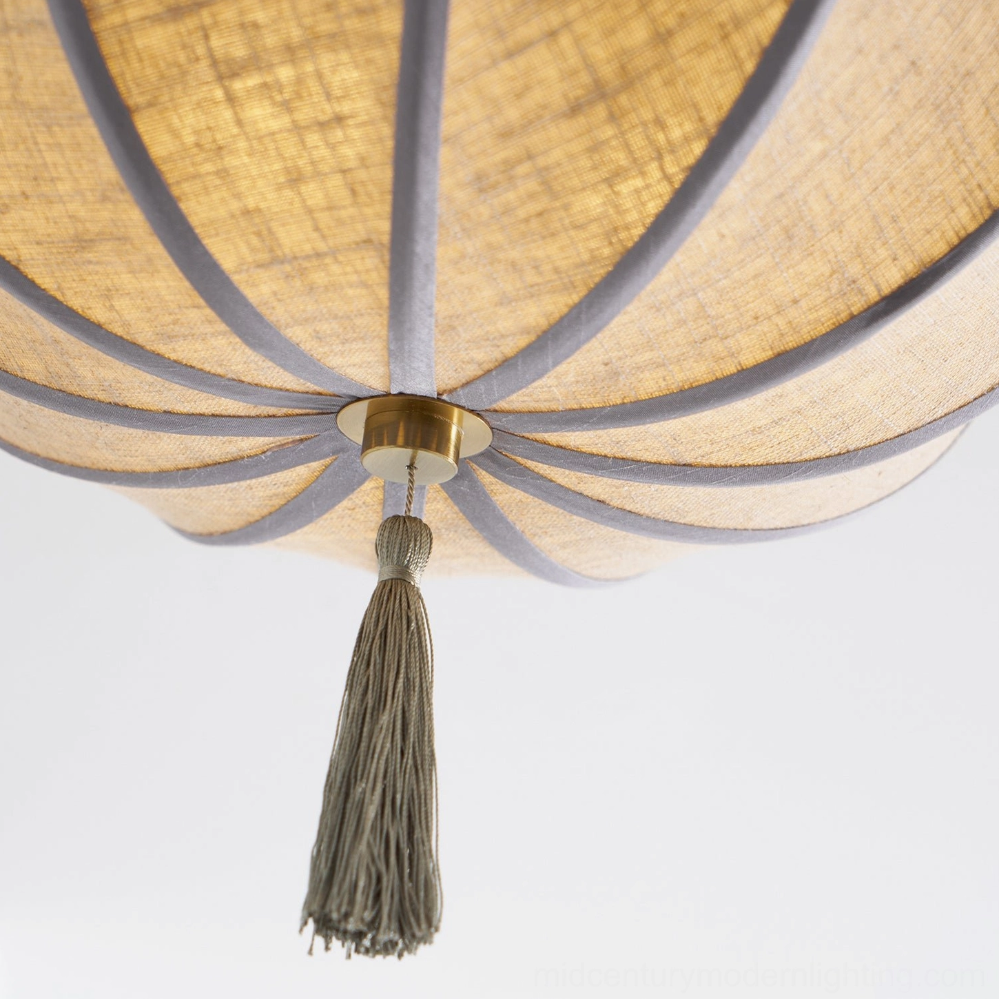 Fleur ceiling light in transitional interior design with modern and vintage elements combined