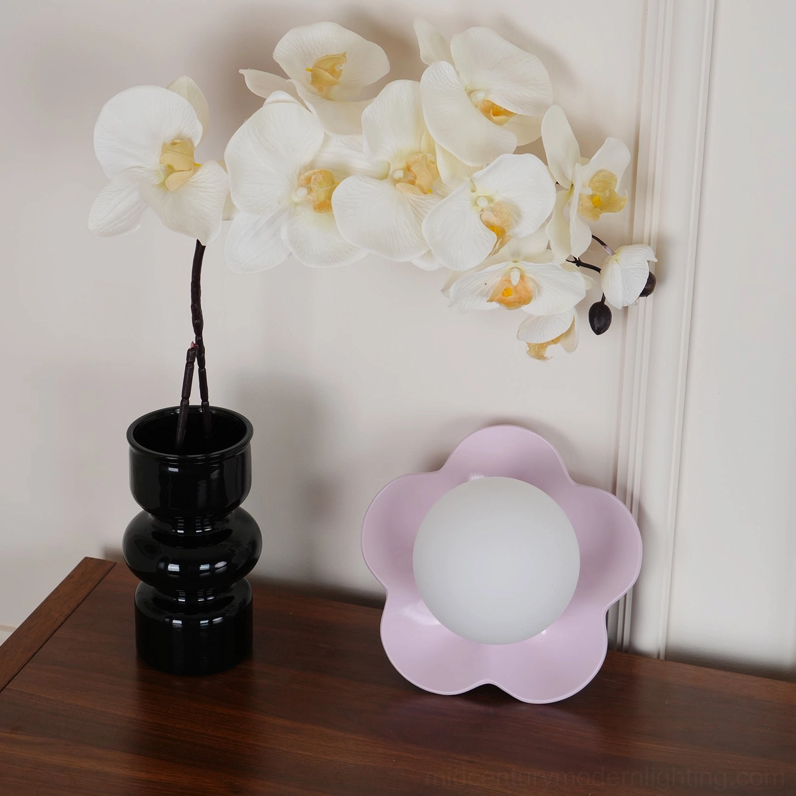 La Fleur wall sconce botanical design modern lighting fixture architectural detail