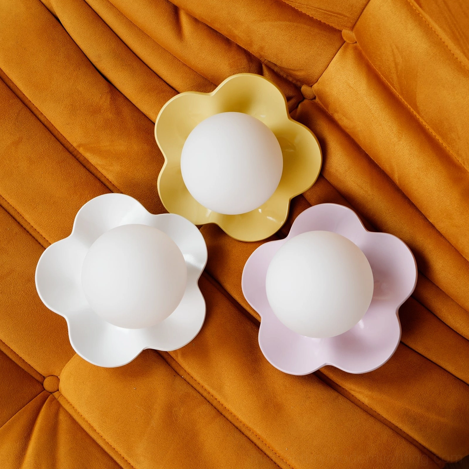 La Fleur wall lamp paired installation symmetrical bedroom styling