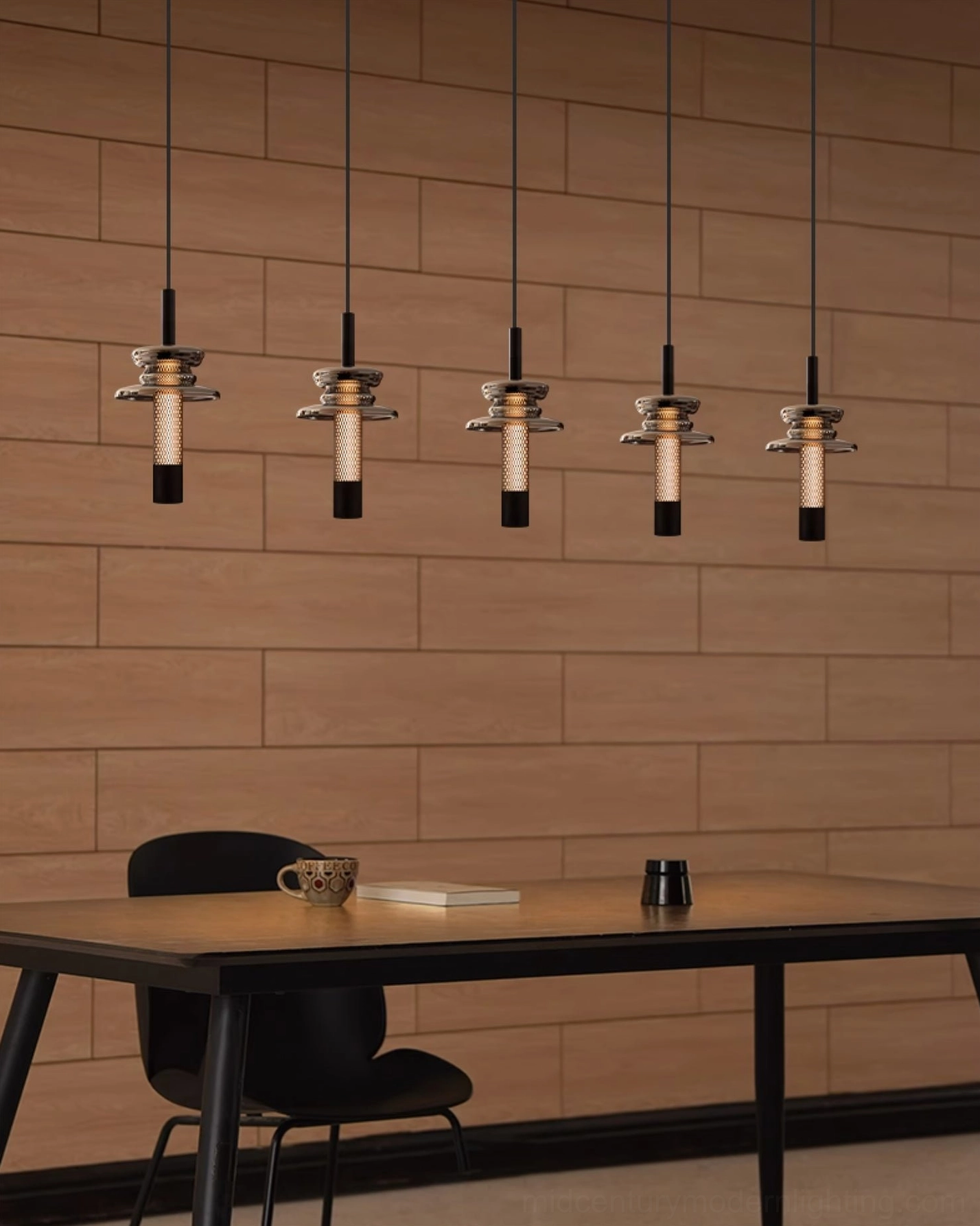Float pendant light compact size proportions ideal for intimate spaces and bedroom lighting