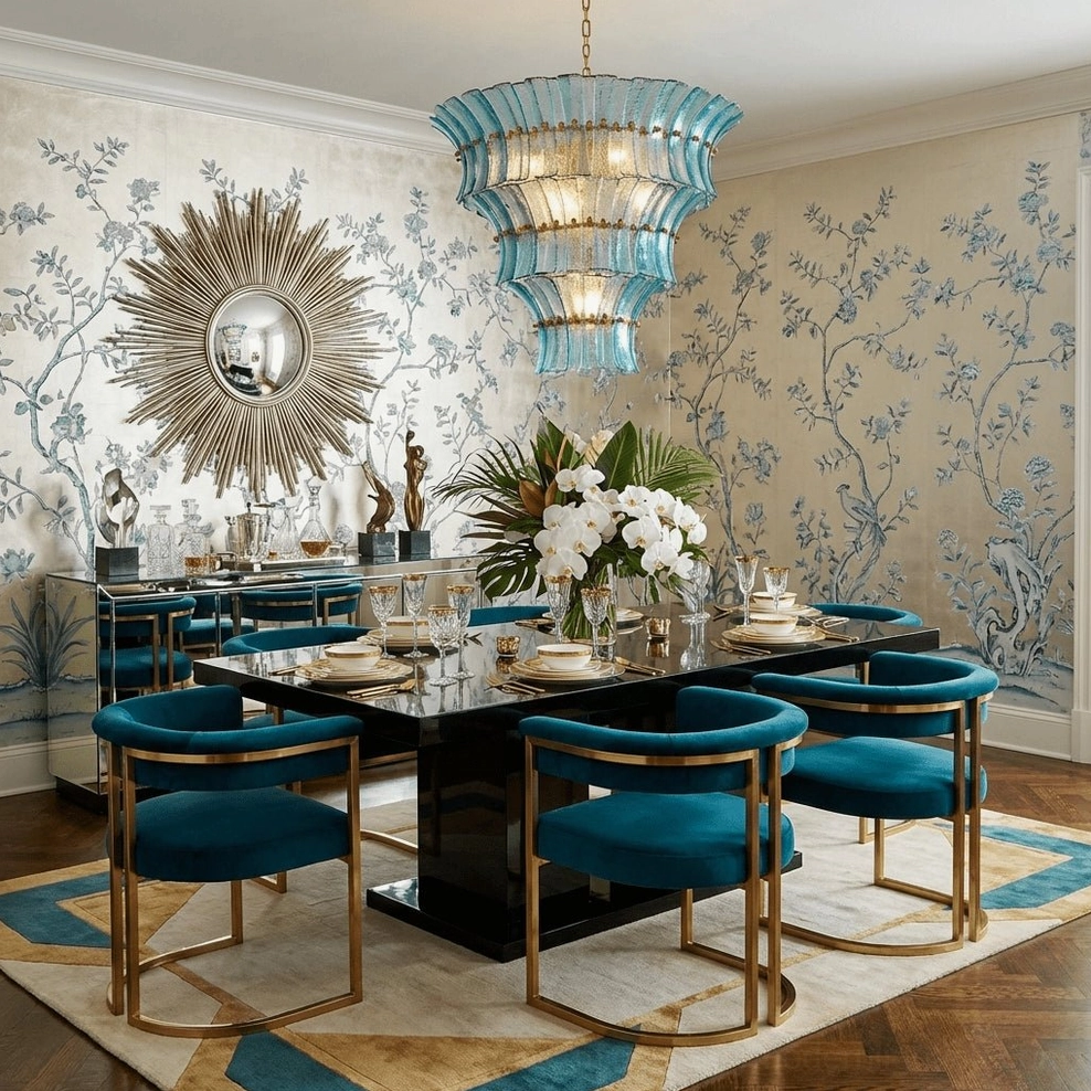 Fontana cascading tiered glass chandelier architectural detail and glass tiers closeup