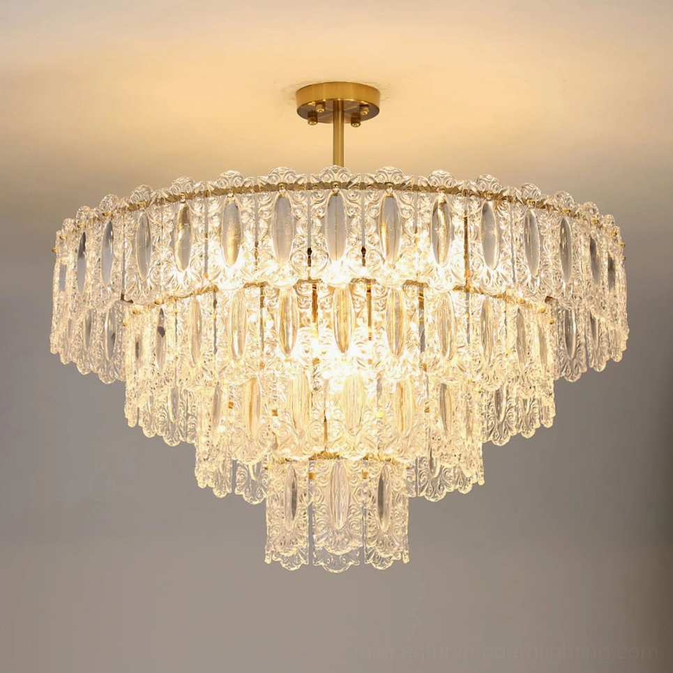 Vienna crystal chandelier four-layer large configuration eighty centimeter diameter statement