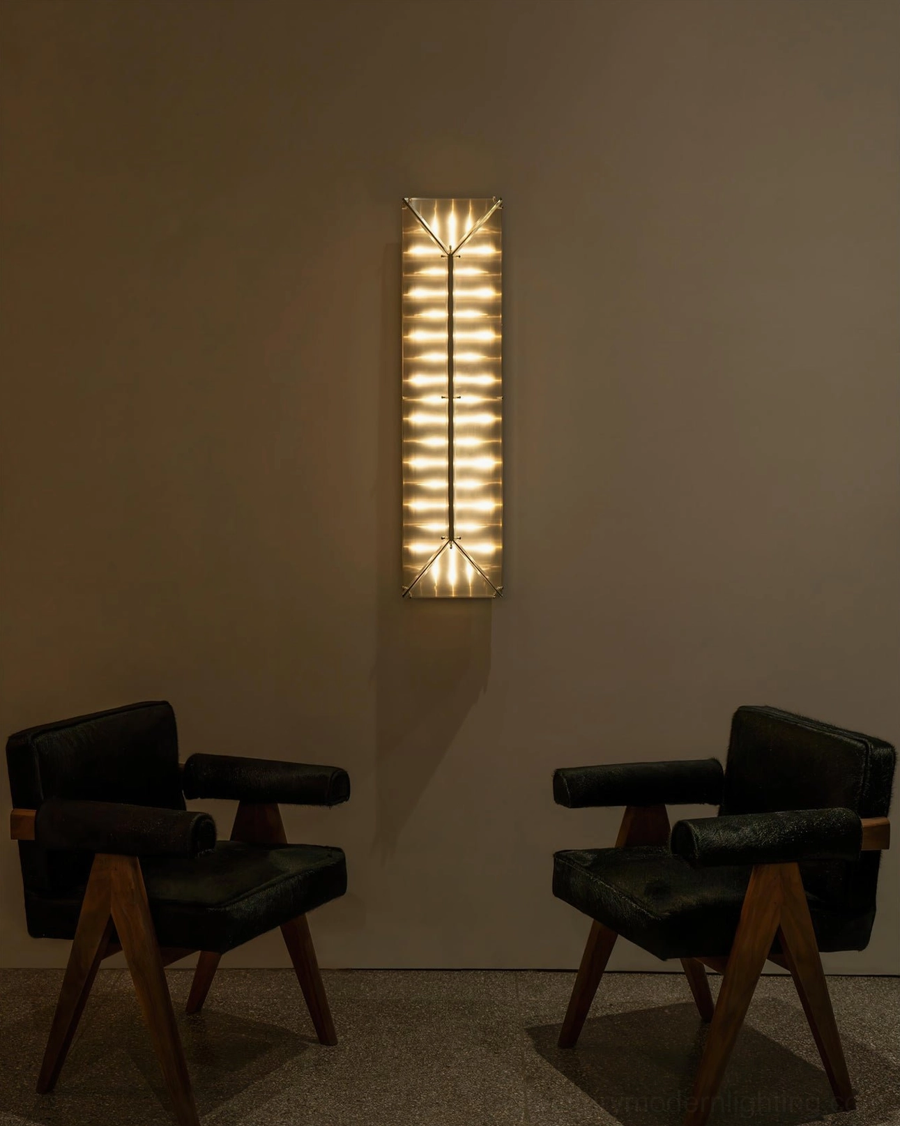 Fragment sculptural wall lamp integrated LED warm cool lighting options