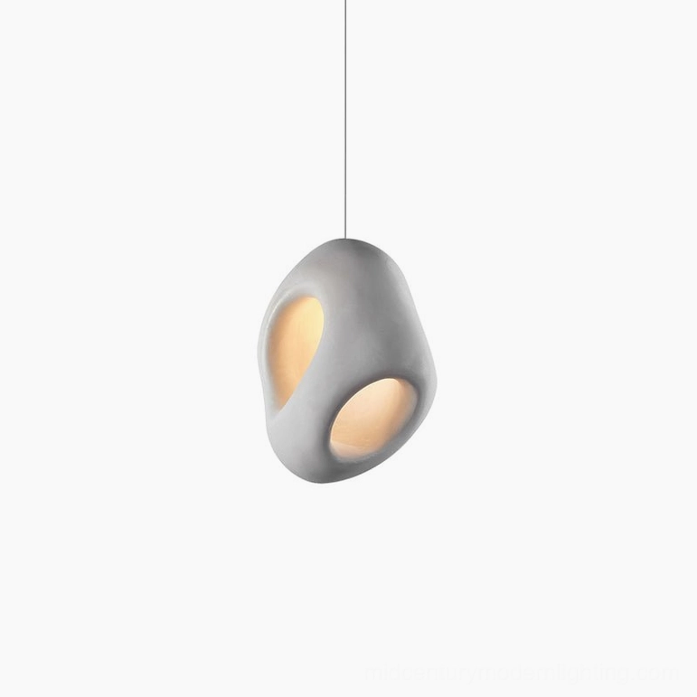Fulvia white pendant lamp compact size 28cm modern minimalist interior lighting
