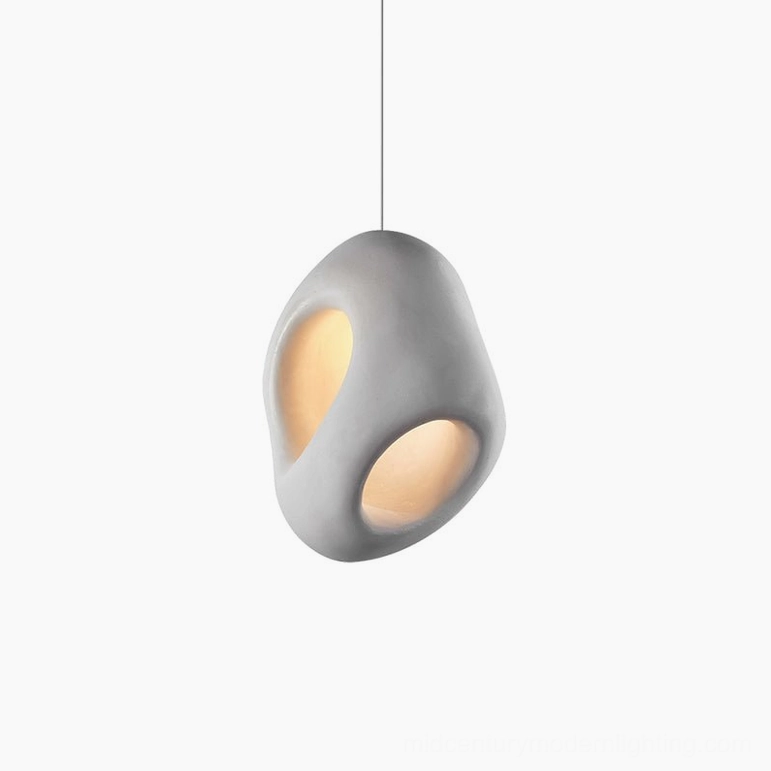 Fulvia white pendant lamp large 42cm statement size contemporary dining lighting