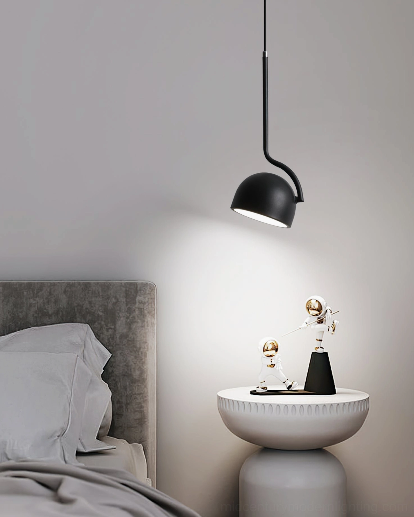 Furoku modern pendant light showing integrated LED technology and clean design lines